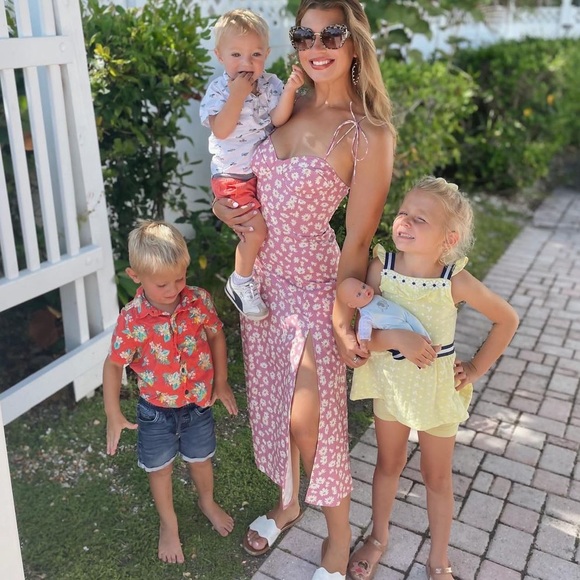 SOLD Gorgeous self tie bustier top cami dress pink - Picture 9 of 9